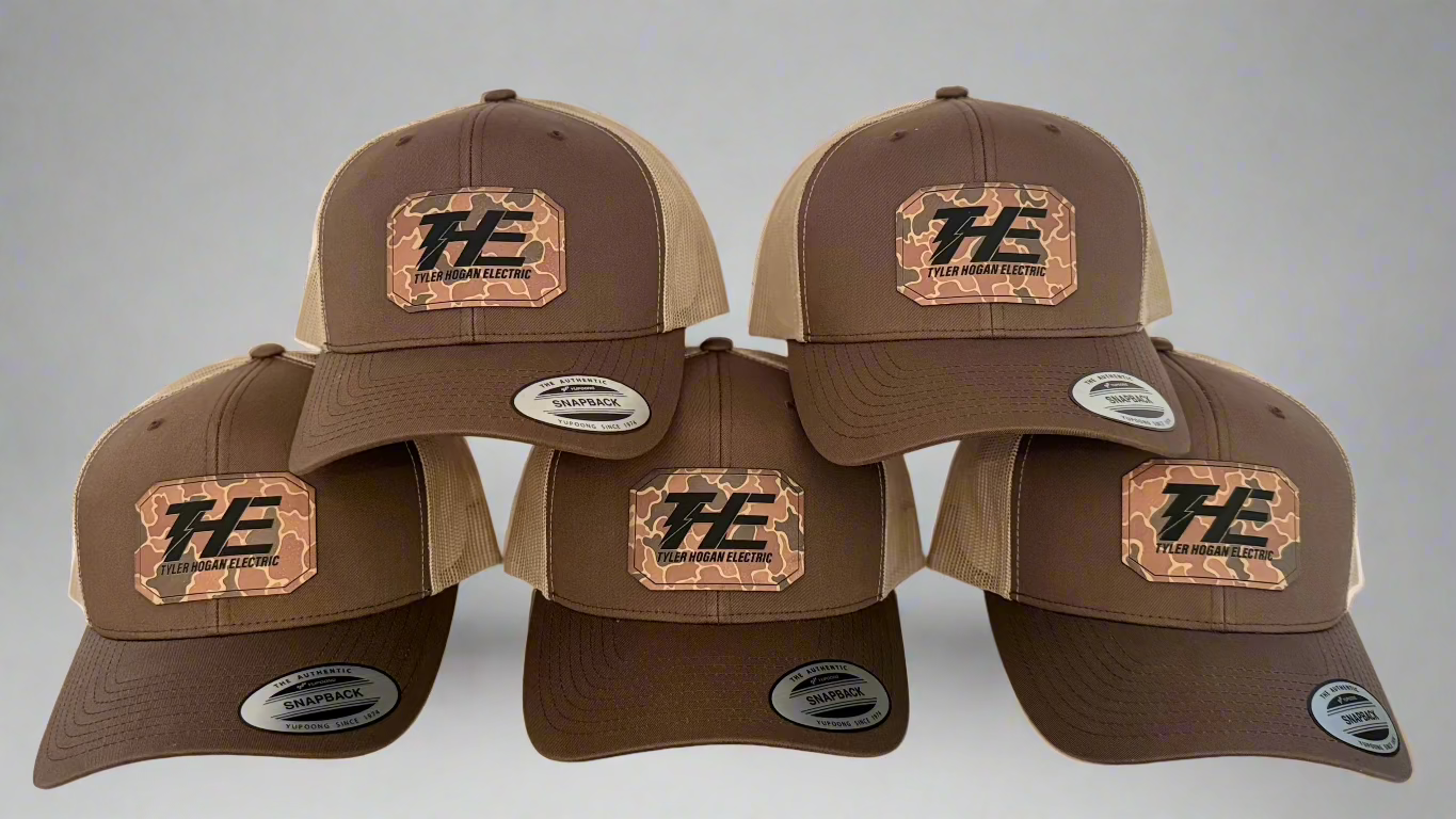 Yupoong Dark Brown with Khaki Mesh Back