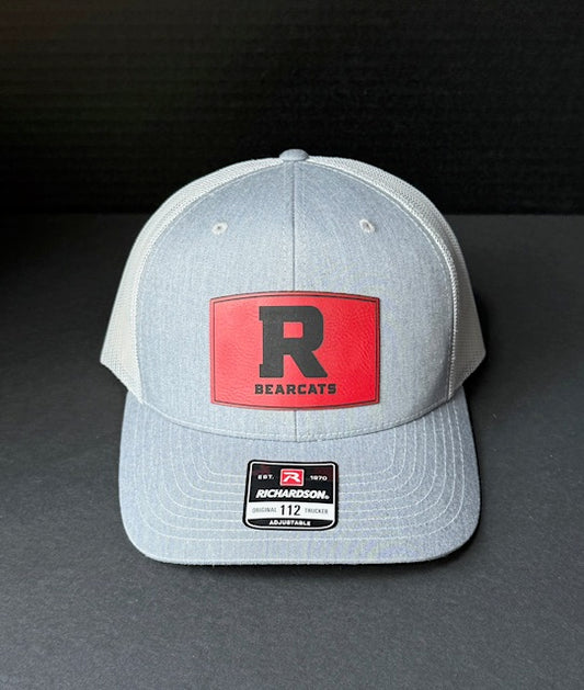 Richardon 112 Heather Gray with Gray Mesh Back-Ruston 'R'