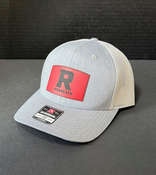 Richardon 112 Heather Gray with Gray Mesh Back-Ruston 'R'
