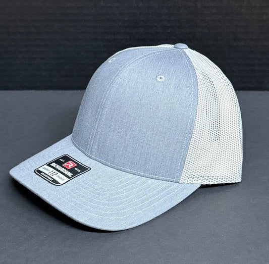 Richardson 112 Heather Gray with Gray Back