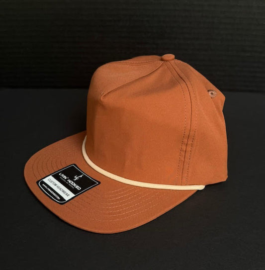 Livin' Hooked Burnt Orange Rope Hat