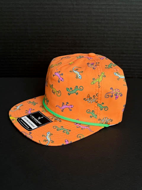Livin' Hooked Tropical Gecko Rope Hat